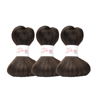 28" 3 Bundle Pack of Non-Toxic Hypoallergenic Braiding Hair