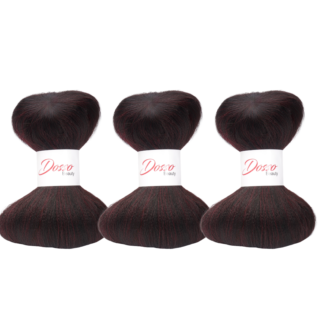 28" 3 Bundle Pack of Non-Toxic Hypoallergenic Braiding Hair