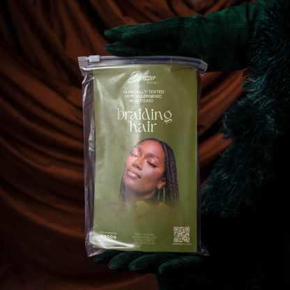 Single Pack of Non-Toxic Hypoallergenic Braiding Hair