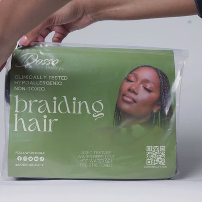 28" 3 Bundle Pack of Non-Toxic Hypoallergenic Braiding Hair