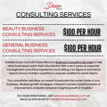 Beauty Business Consultation Consulting Services DossoBeauty 