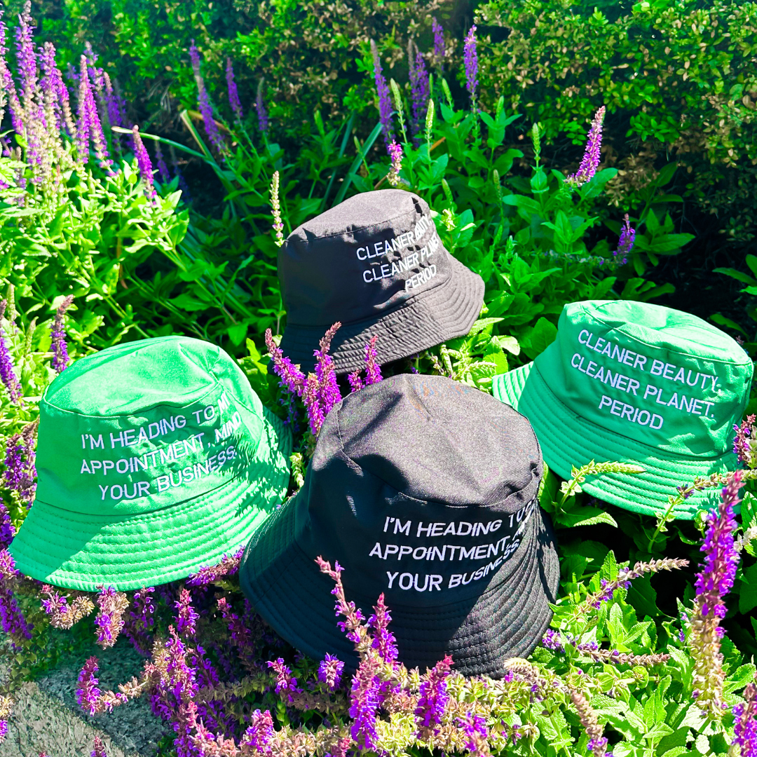 lack and Green Bucket Hat - Merch With A Message