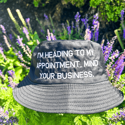 Black Bucket Hat - My Appointment