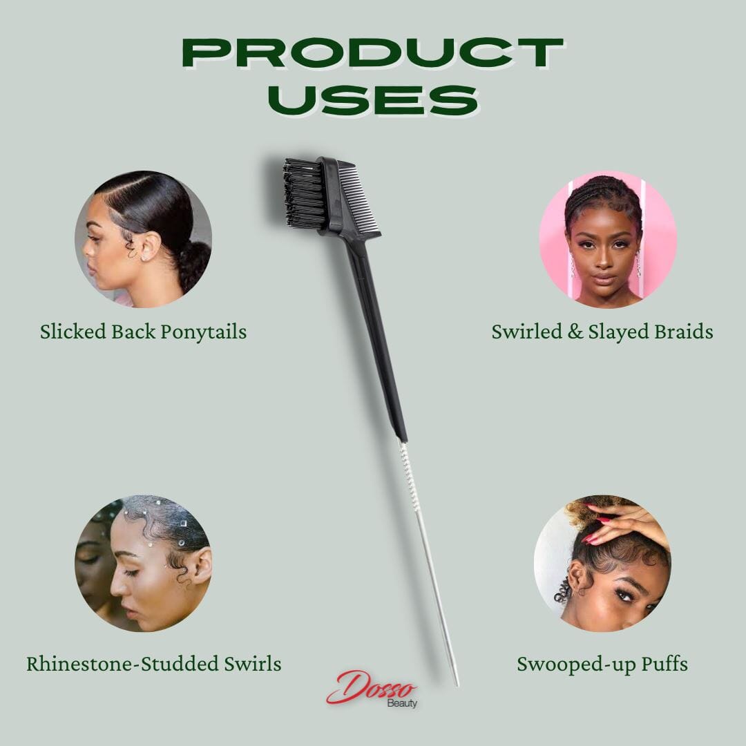 Dosso Beauty Edge Brush with Metal End Product Uses