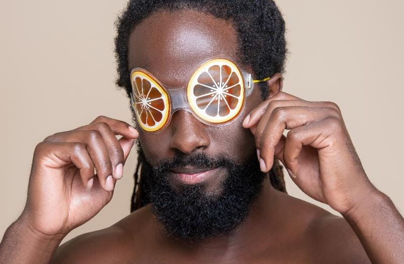 Orange Gel Eye Mask Skin Care DossoBeauty 