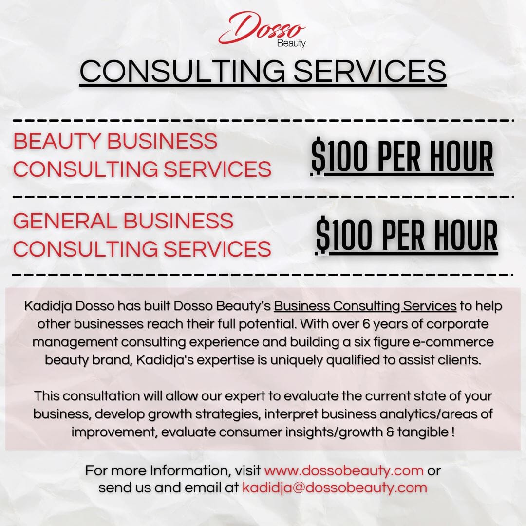 General Business Consultation Consulting Services DossoBeauty 