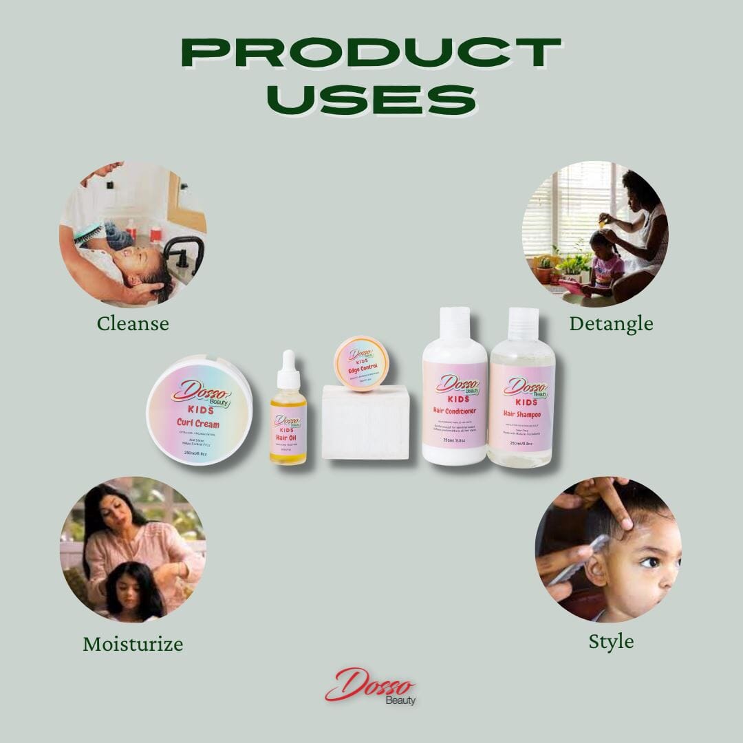 Kids Hair Care Bundle Products Uses