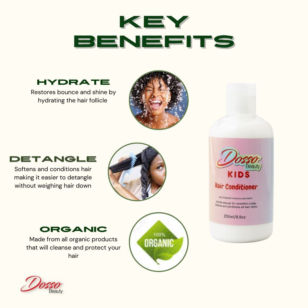Dosso Beauty Kids Hair Conditioner Key Benefits