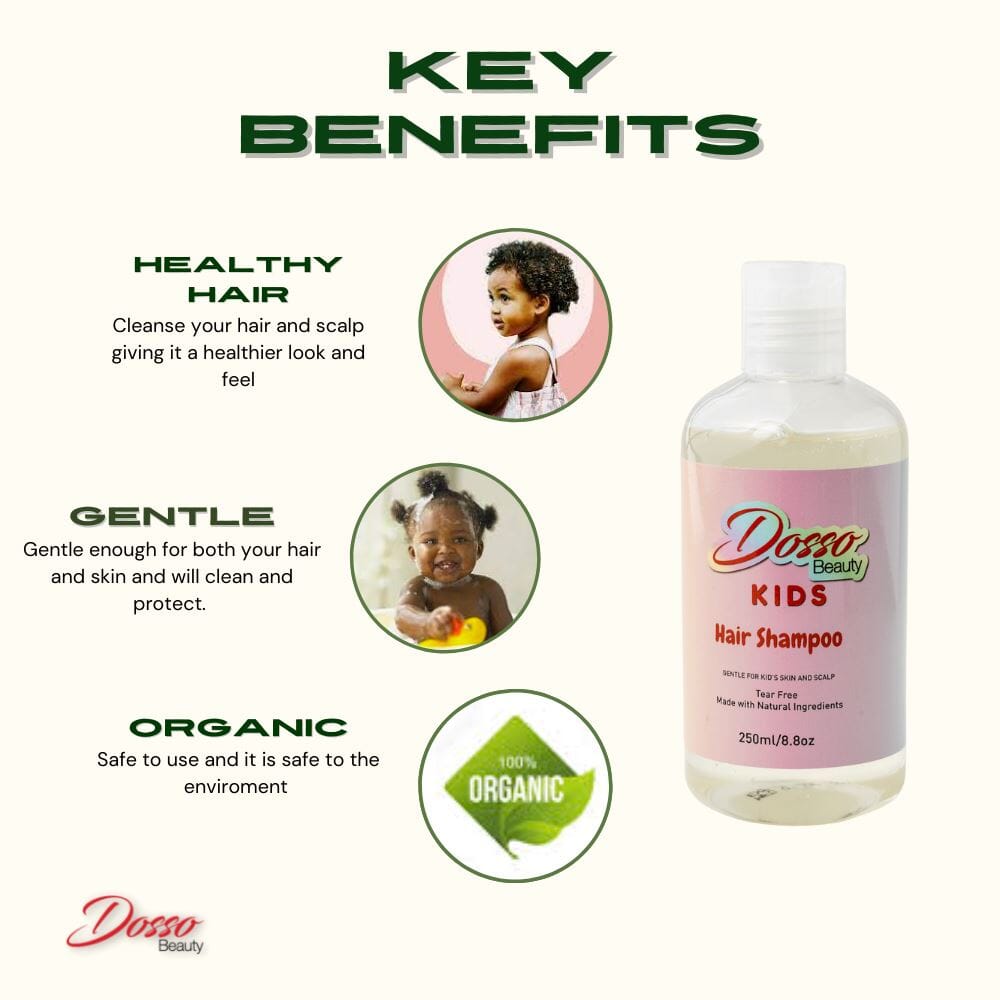 Kids Hair Shampoo + Body Wash Hair Products DossoBeauty 