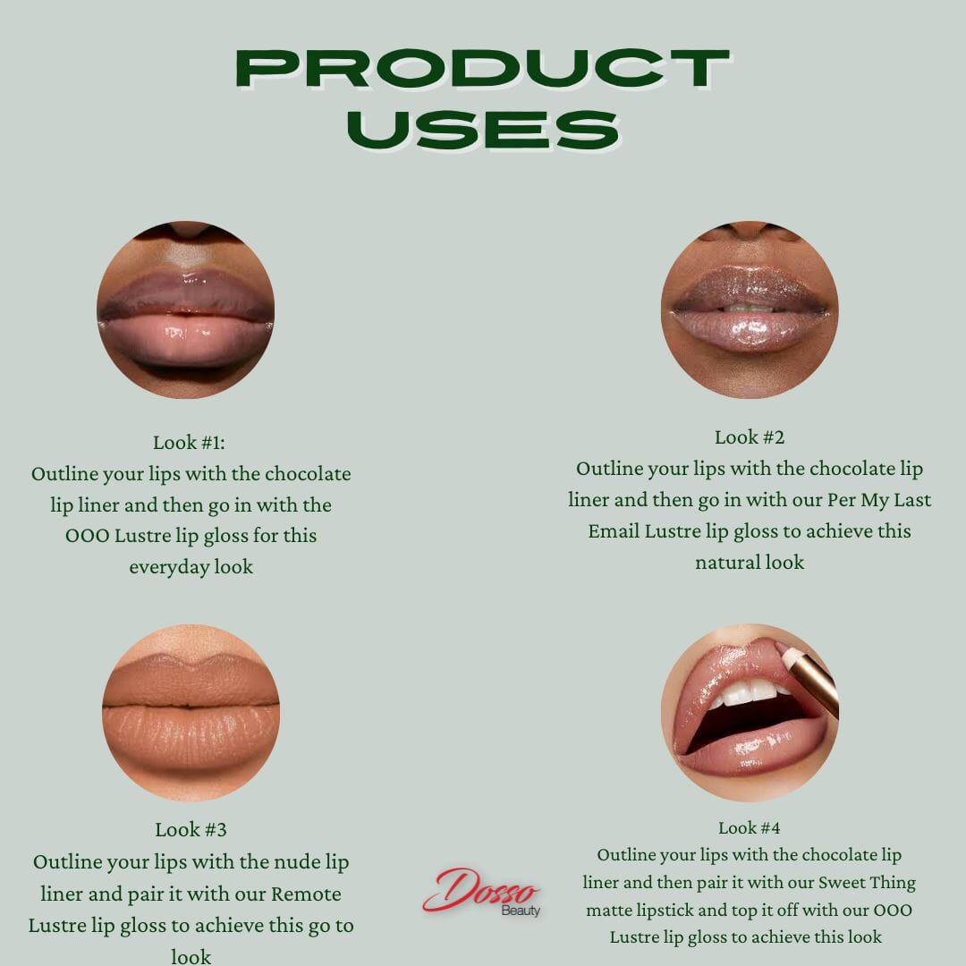 Dosso Beauty Lustre Lip Gloss Product Uses