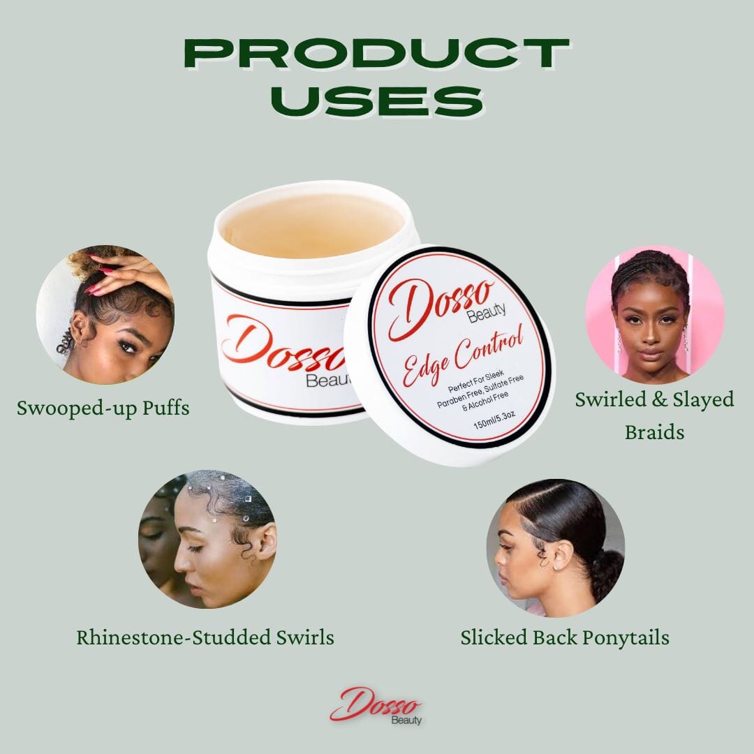 Dosso Beauty Organic Edge Control Product Uses