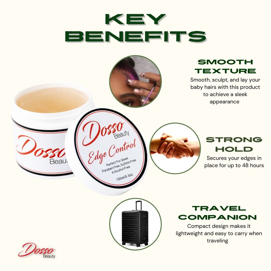 Dosso Beauty Organic Edge Control Key Benefits
