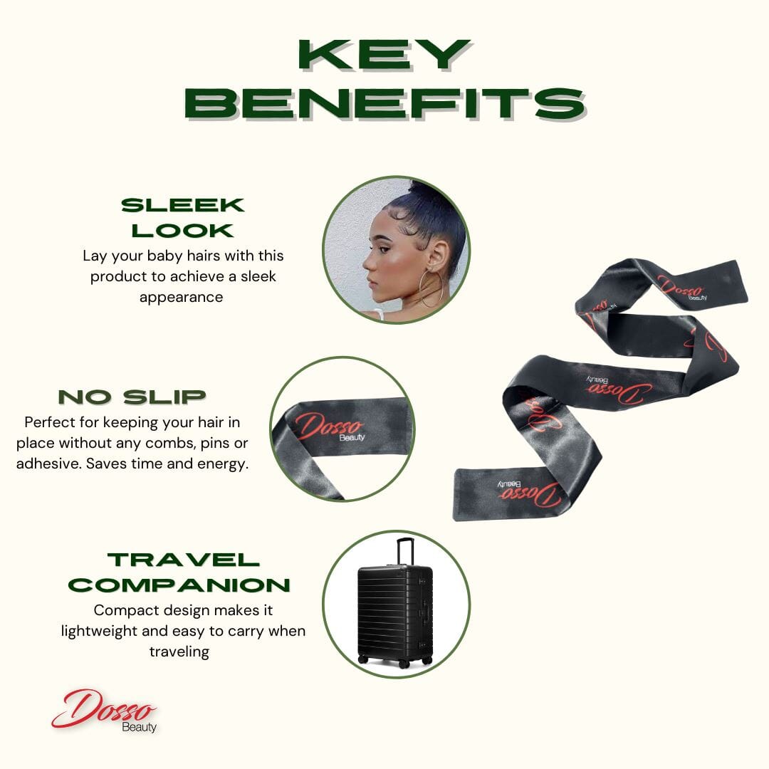 Dosso Beauty Satin Edge Scarf Key Benefits