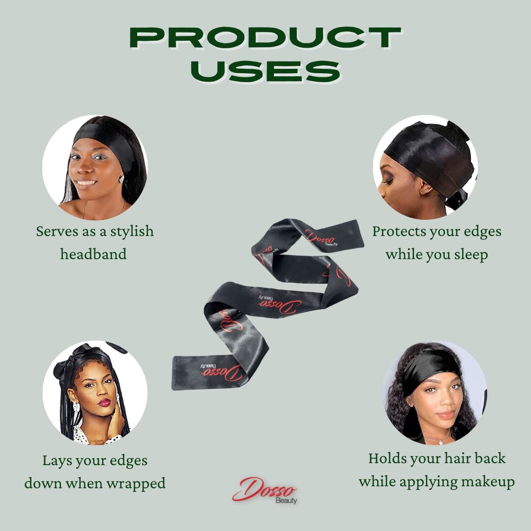 Dosso Beauty Satin Edge Scarf Product Uses