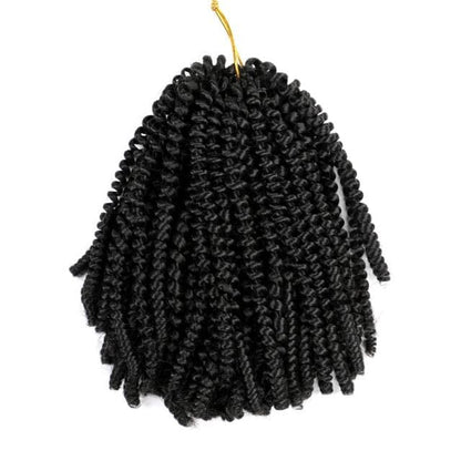 Spring Twists Crochet Hair DossoBeauty 1B 